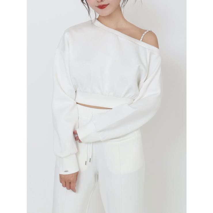 オフホワイト | 【SETUP】ダンボールワンショルTOP | EATME