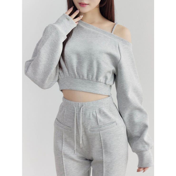 グレー | 【SETUP】ダンボールワンショルTOP | EATME