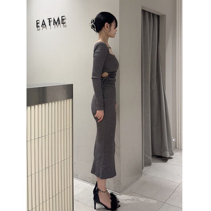 カットアウトリボンデザインワンピース | EATME | 詳細画像24 