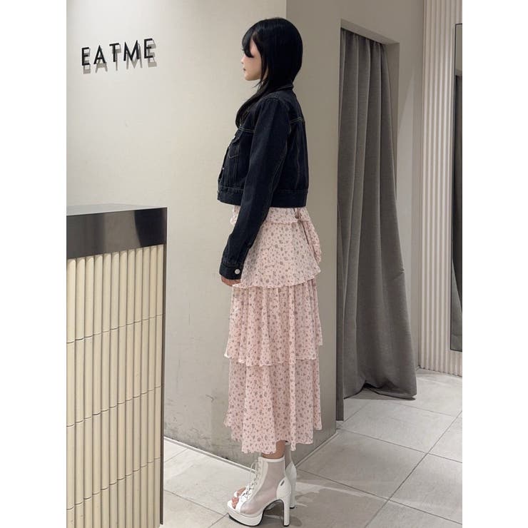 BACKリボンティアードロングワンピース | EATME | 詳細画像21 