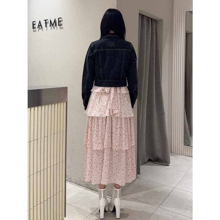 BACKリボンティアードロングワンピース | EATME | 詳細画像22 