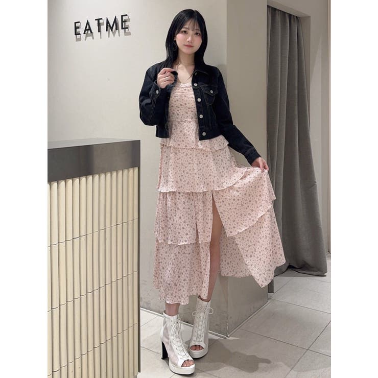 BACKリボンティアードロングワンピース | EATME | 詳細画像23 