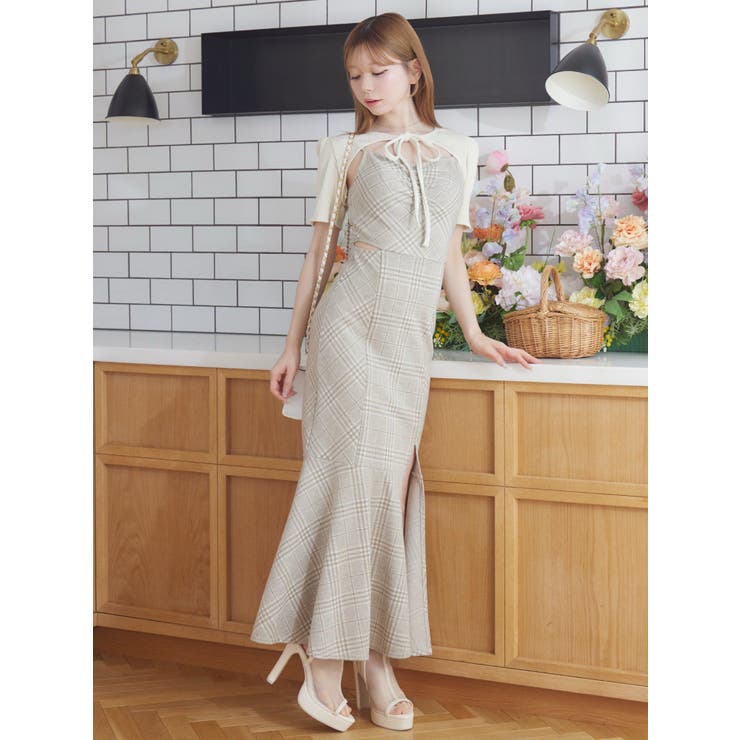 2WAYセットチェックキャミワンピース | EATME | 詳細画像12 