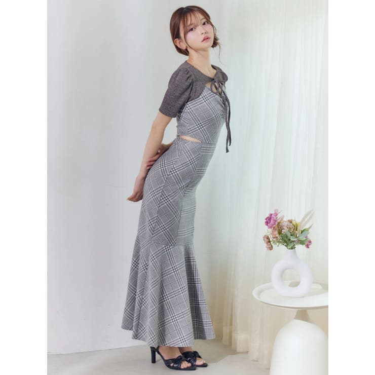 2WAYセットチェックキャミワンピース | EATME | 詳細画像22 