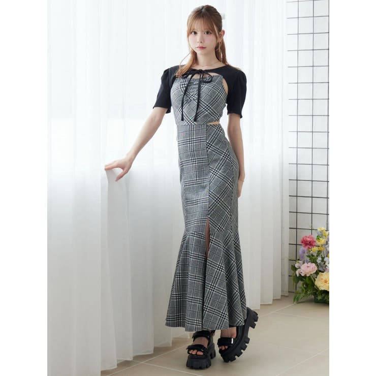 2WAYセットチェックキャミワンピース | EATME | 詳細画像37 