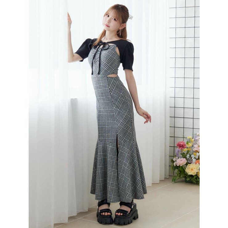 2WAYセットチェックキャミワンピース | EATME | 詳細画像39 