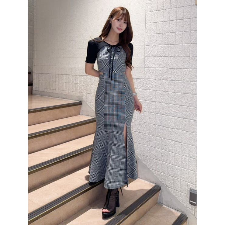 2WAYセットチェックキャミワンピース | EATME | 詳細画像7 