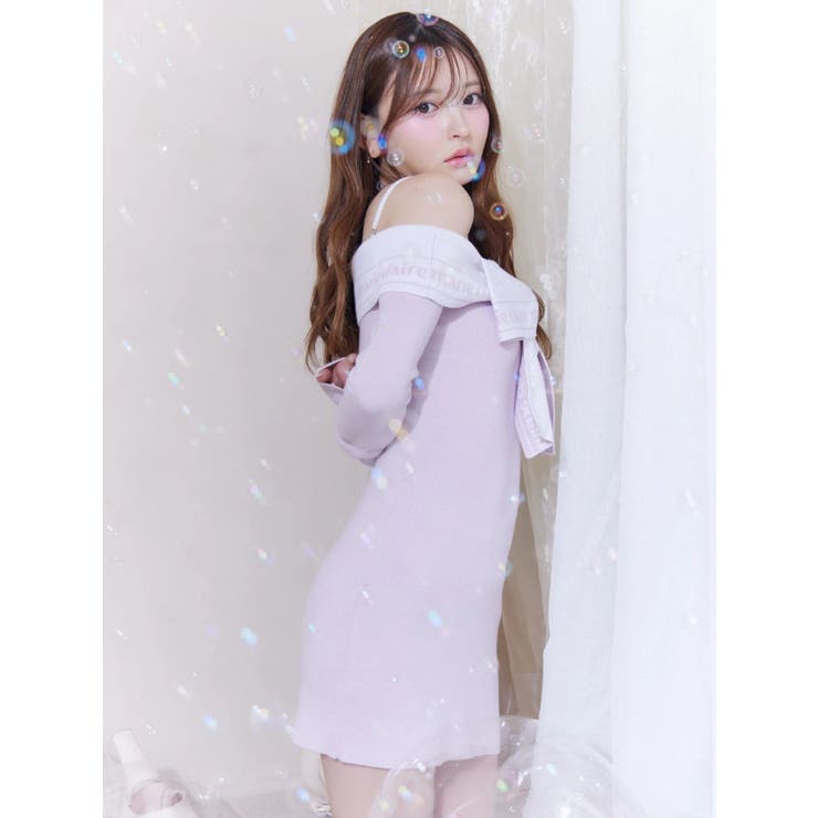 【marie claire×EATME】リボンデザインニットワンピース | EATME | 詳細画像9 