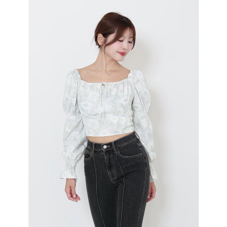 スクエアネックシャーリングブラウス | EATME | 詳細画像10 