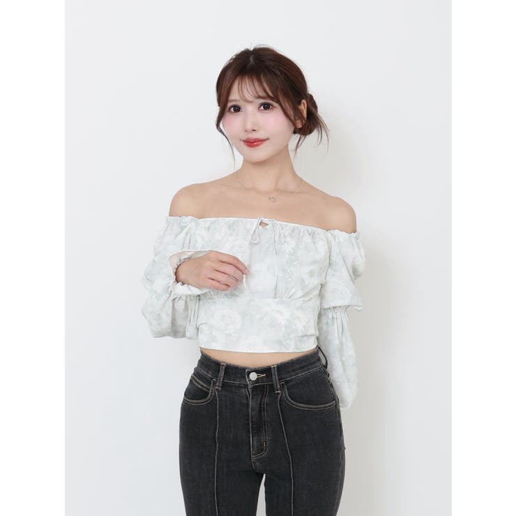 スクエアネックシャーリングブラウス | EATME | 詳細画像11 