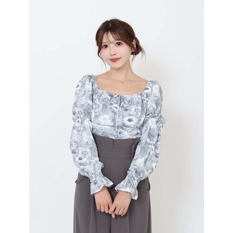 スクエアネックシャーリングブラウス | EATME | 詳細画像14 