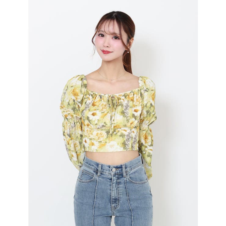 スクエアネックシャーリングブラウス | EATME | 詳細画像21 