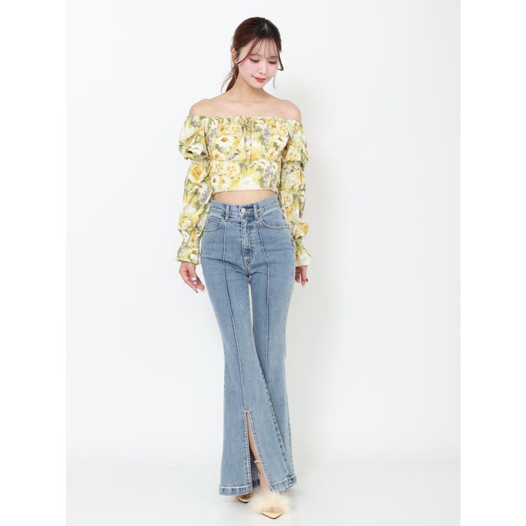 スクエアネックシャーリングブラウス | EATME | 詳細画像23 