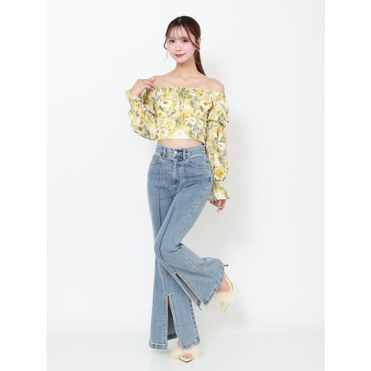 スクエアネックシャーリングブラウス | EATME | 詳細画像24 