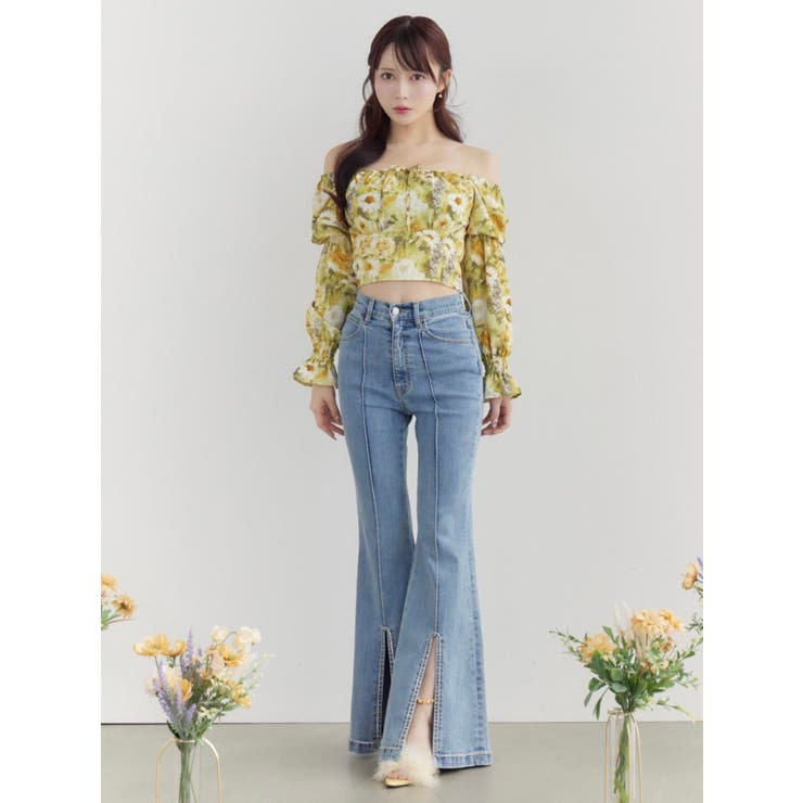 スクエアネックシャーリングブラウス | EATME | 詳細画像27 