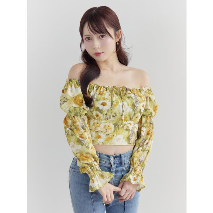 スクエアネックシャーリングブラウス | EATME | 詳細画像3 