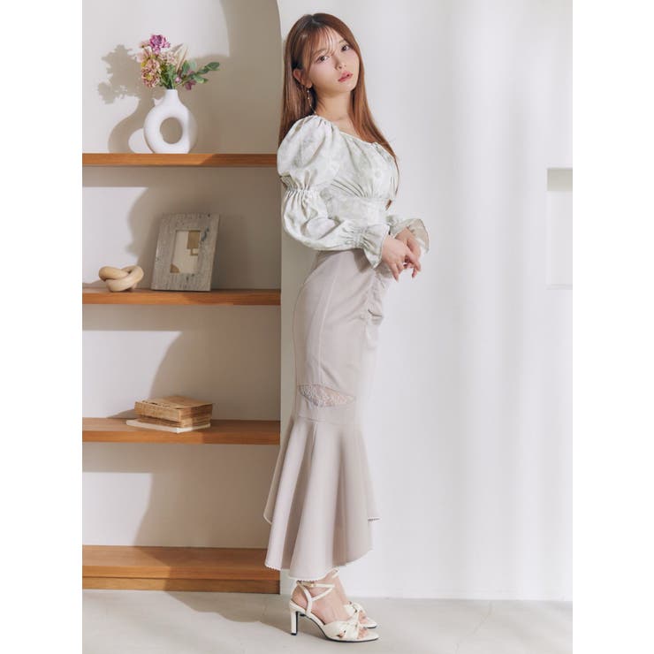 スクエアネックシャーリングブラウス | EATME | 詳細画像31 