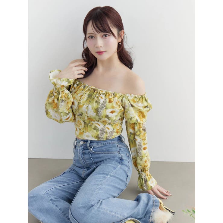 スクエアネックシャーリングブラウス | EATME | 詳細画像40 