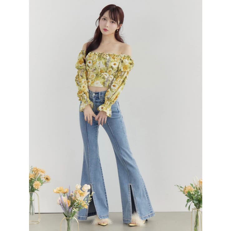 スクエアネックシャーリングブラウス | EATME | 詳細画像47 