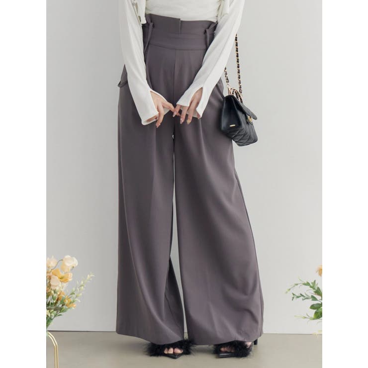 タックワイドサロペットパンツ | EATME | 詳細画像1 