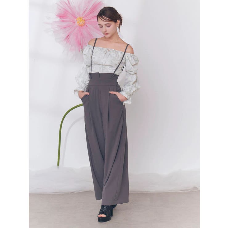 タックワイドサロペットパンツ | EATME | 詳細画像12 