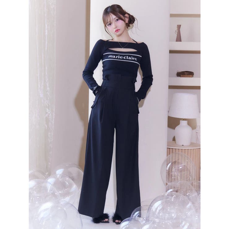 タックワイドサロペットパンツ | EATME | 詳細画像23 