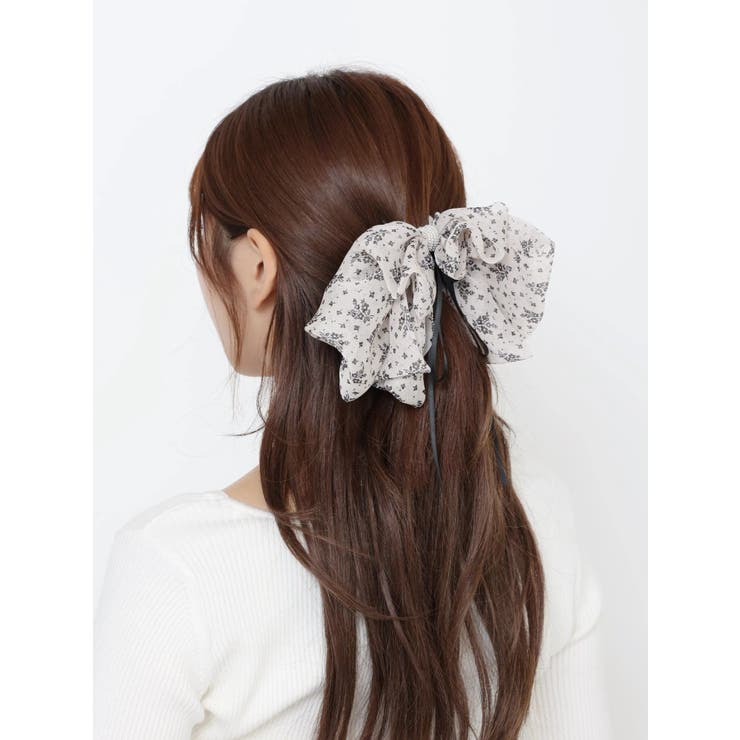 フラワーリボンヘアクリップ | EATME | 詳細画像5 