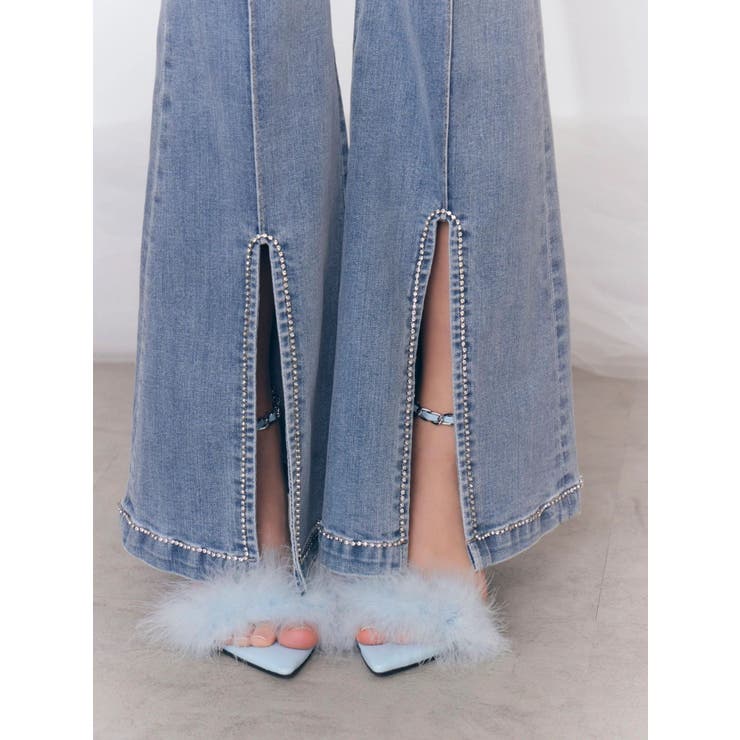 ブルー | フェザーチェーンサンダル | EATME