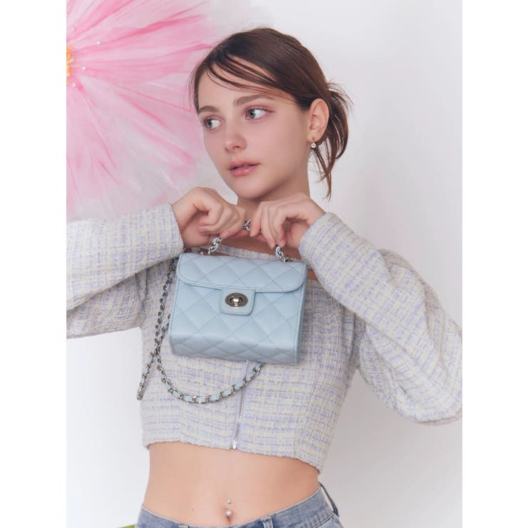 キルティングミニショルダーバッグ | EATME | 詳細画像1 