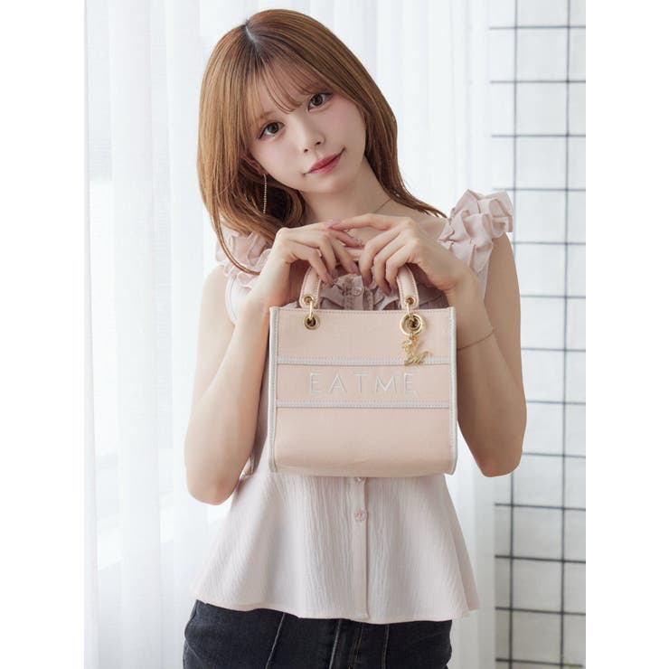 E/MチャームバイカラーミニショルダーBAG | EATME | 詳細画像2 