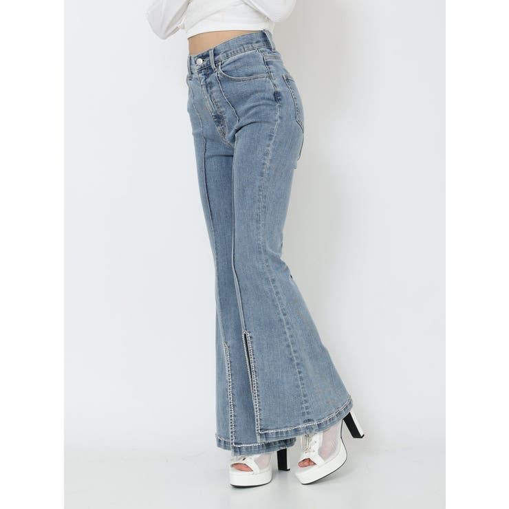 フロントビジュースリットデニムパンツ | EATME | 詳細画像12 