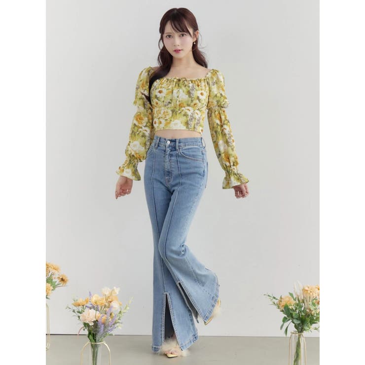 フロントビジュースリットデニムパンツ | EATME | 詳細画像23 