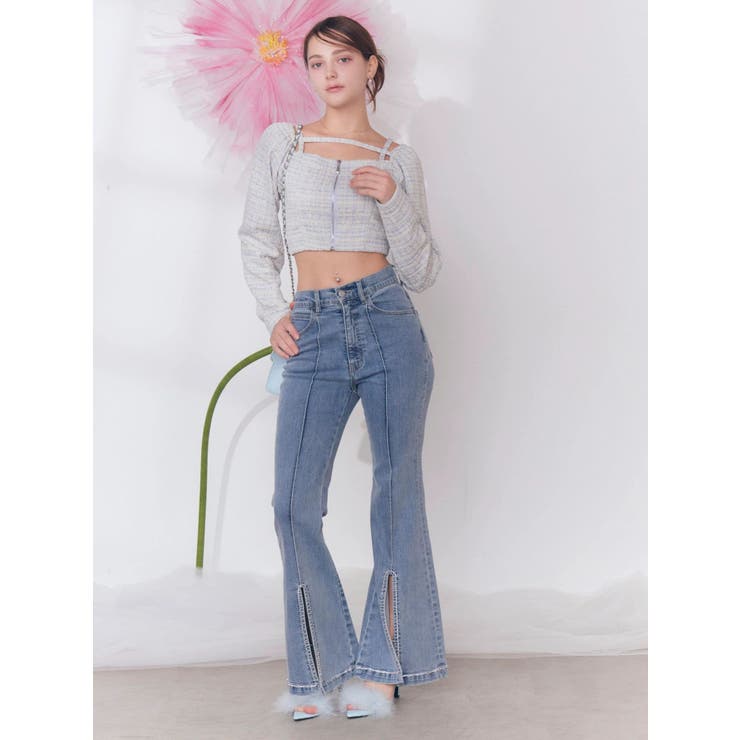 フロントビジュースリットデニムパンツ | EATME | 詳細画像29 