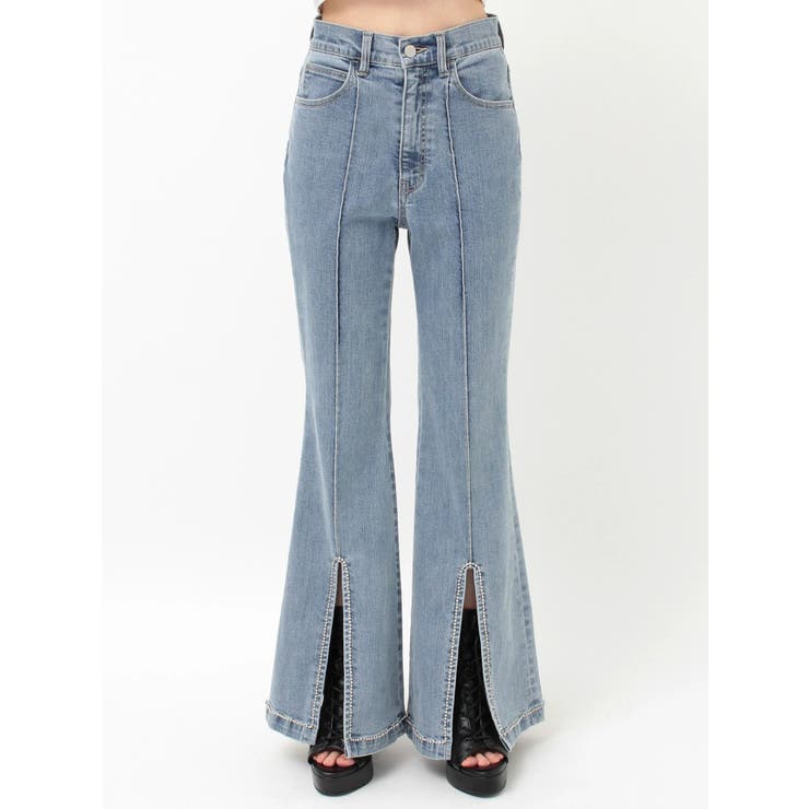 フロントビジュースリットデニムパンツ | EATME | 詳細画像33 