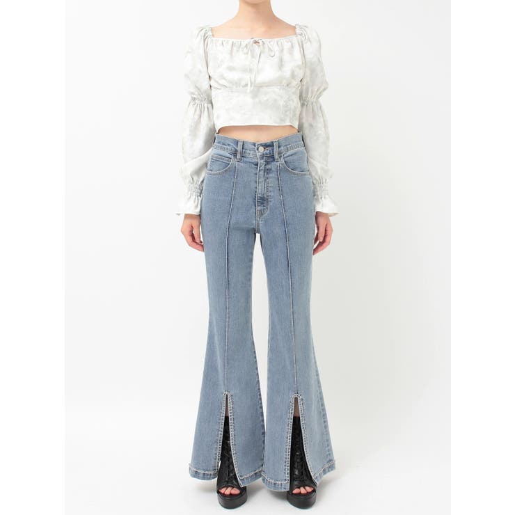 フロントビジュースリットデニムパンツ | EATME | 詳細画像41 