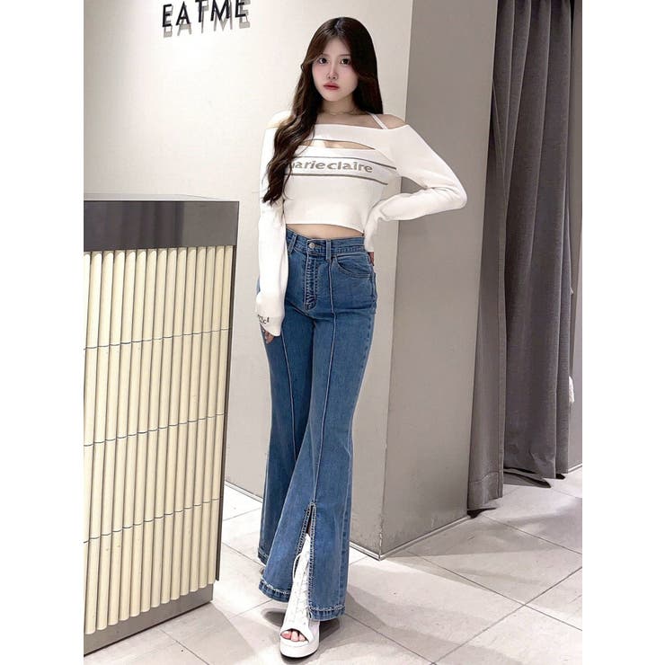 【marie claire×EATME】オフショルダーニットTOP | EATME | 詳細画像10 