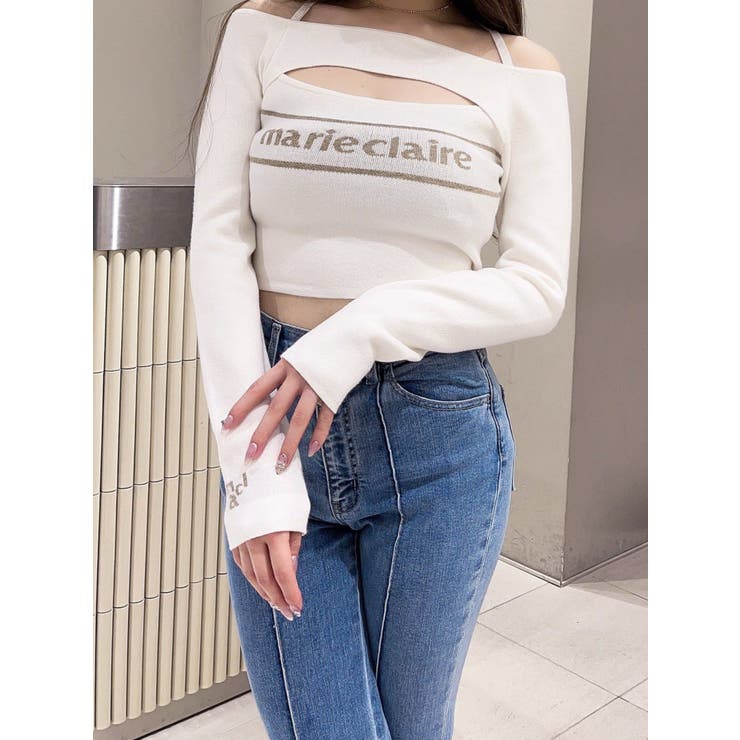 【marie claire×EATME】オフショルダーニットTOP | EATME | 詳細画像11 