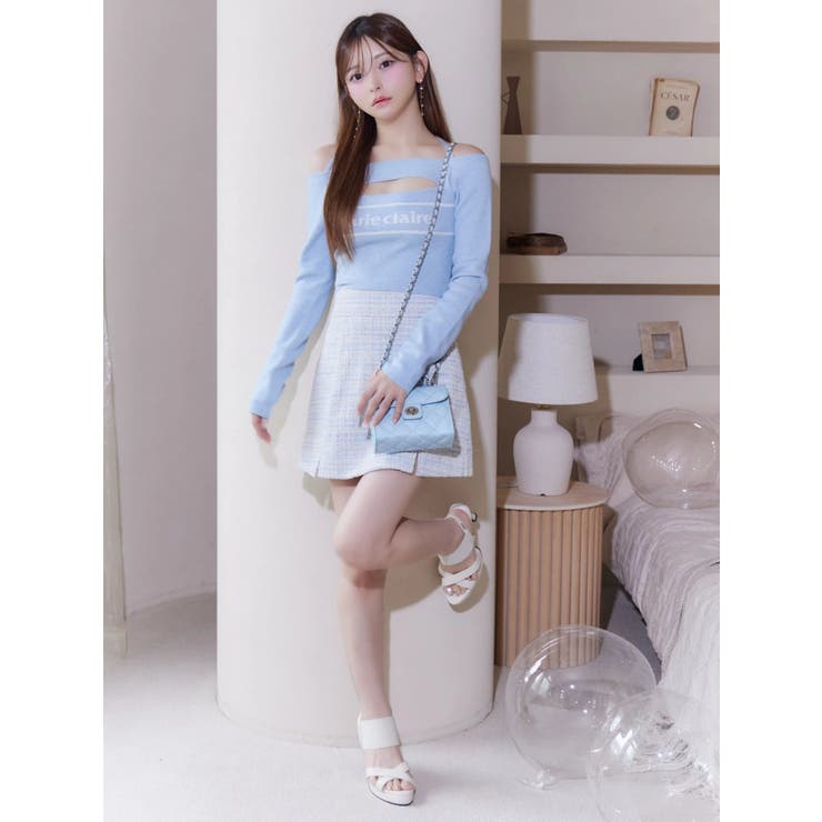 【marie claire×EATME】オフショルダーニットTOP | EATME | 詳細画像18 
