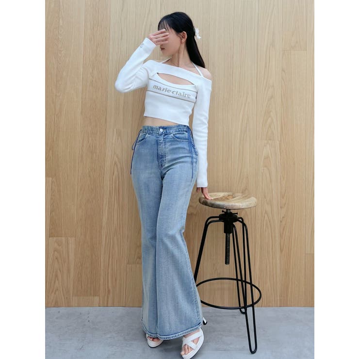 【marie claire×EATME】オフショルダーニットTOP | EATME | 詳細画像2 