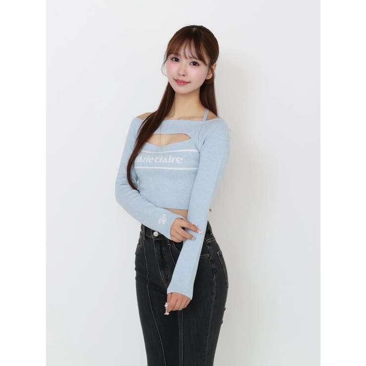 【marie claire×EATME】オフショルダーニットTOP | EATME | 詳細画像24 
