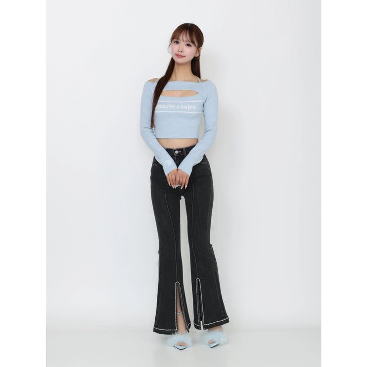 【marie claire×EATME】オフショルダーニットTOP | EATME | 詳細画像25 