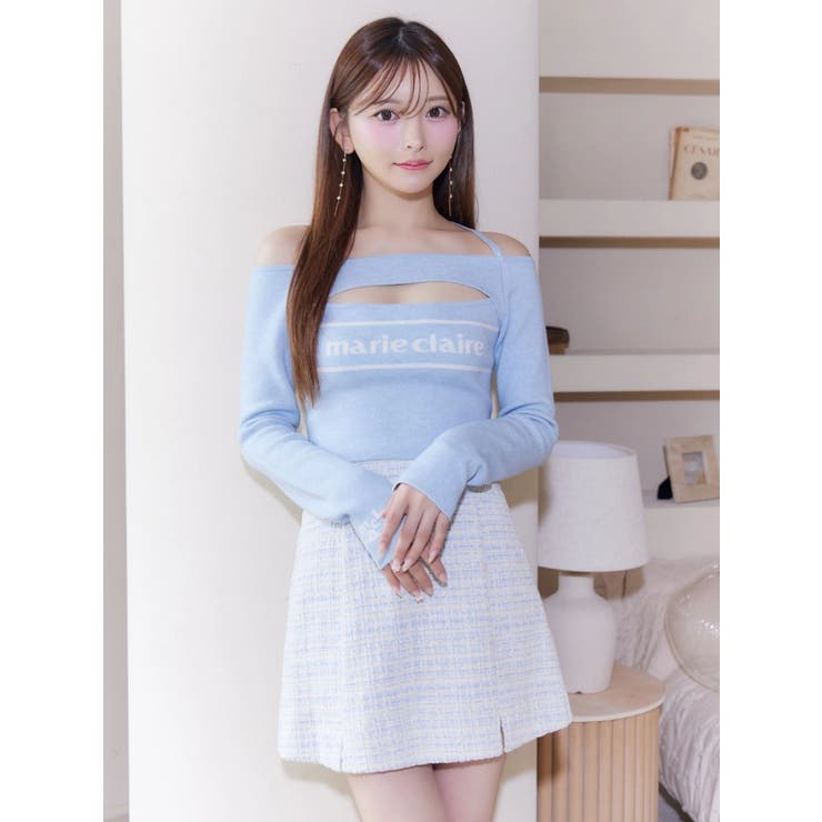 【marie claire×EATME】オフショルダーニットTOP | EATME | 詳細画像45 