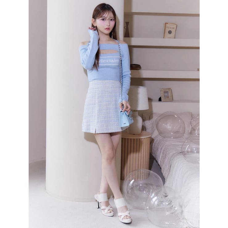 【marie claire×EATME】オフショルダーニットTOP | EATME | 詳細画像48 