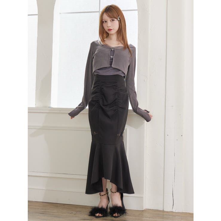 チュールドッキングキャミリブTOPセット | EATME | 詳細画像16 