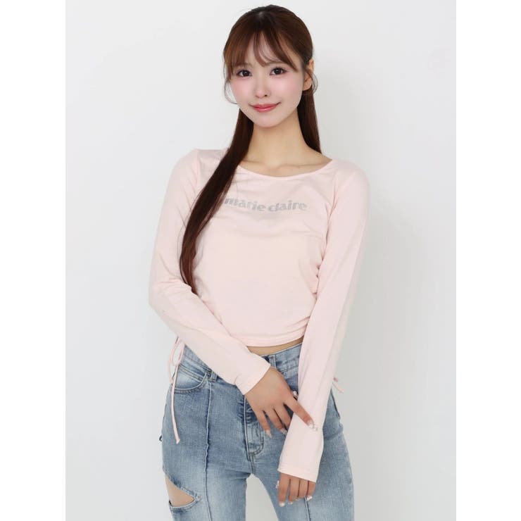 【marie claire×EATME】キラキラストーンロゴTシャツ | EATME | 詳細画像11 
