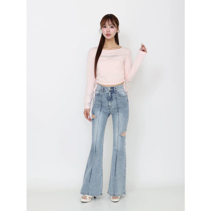 【marie claire×EATME】キラキラストーンロゴTシャツ | EATME | 詳細画像13 