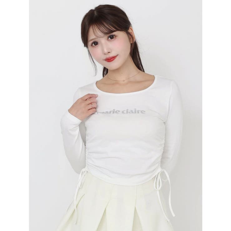 【marie claire×EATME】キラキラストーンロゴTシャツ | EATME | 詳細画像20 