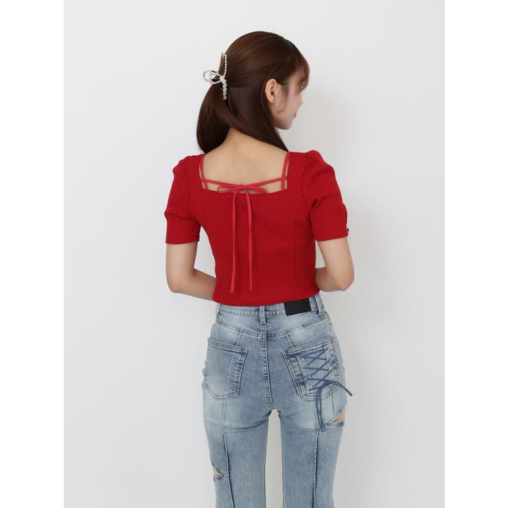 ベルテッドリボンコンパクトTOP | EATME | 詳細画像12 