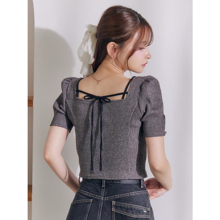 ベルテッドリボンコンパクトTOP | EATME | 詳細画像17 