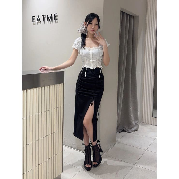 オフショルフリルドロストブラウス | EATME | 詳細画像19 